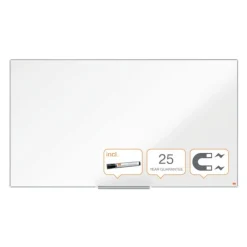 Nobo Impression Pro - Tableau blanc émaillé - magnétique - 155 x 87 cm