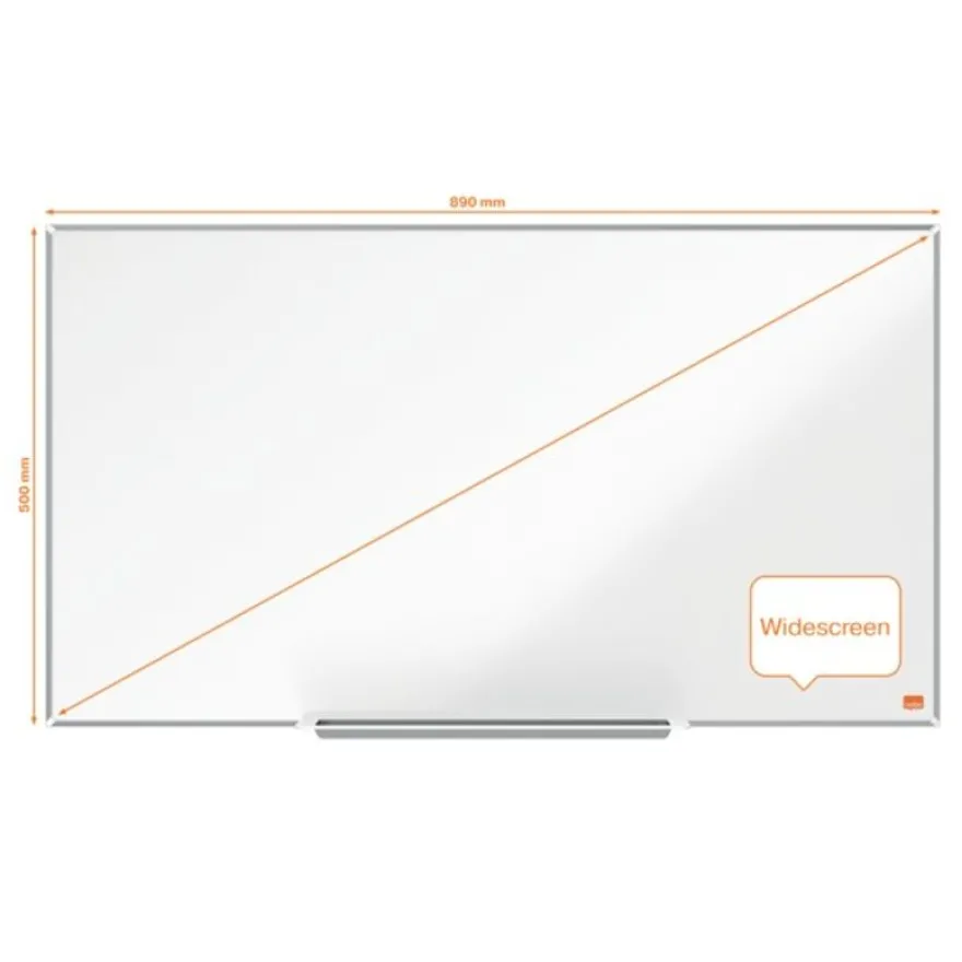 Nobo Impression Pro - Tableau blanc émaillé - magnétique - 89 x 50 cm