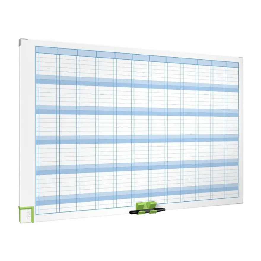 Nobo Performance - Planning annuel magnétique - effaçable à sec - 90 x 60 cm