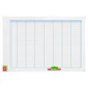 Nobo Performance - Planning effaçable à sec - hebdomadaire - 900 x 600 mm - 24 lignes 7 colonnes - magnétique