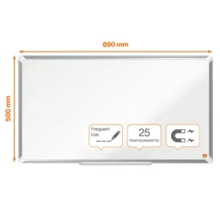 Nobo Premium Plus Widescreen - Tableau blanc émaillé - magnétique - 89 x 50 cm