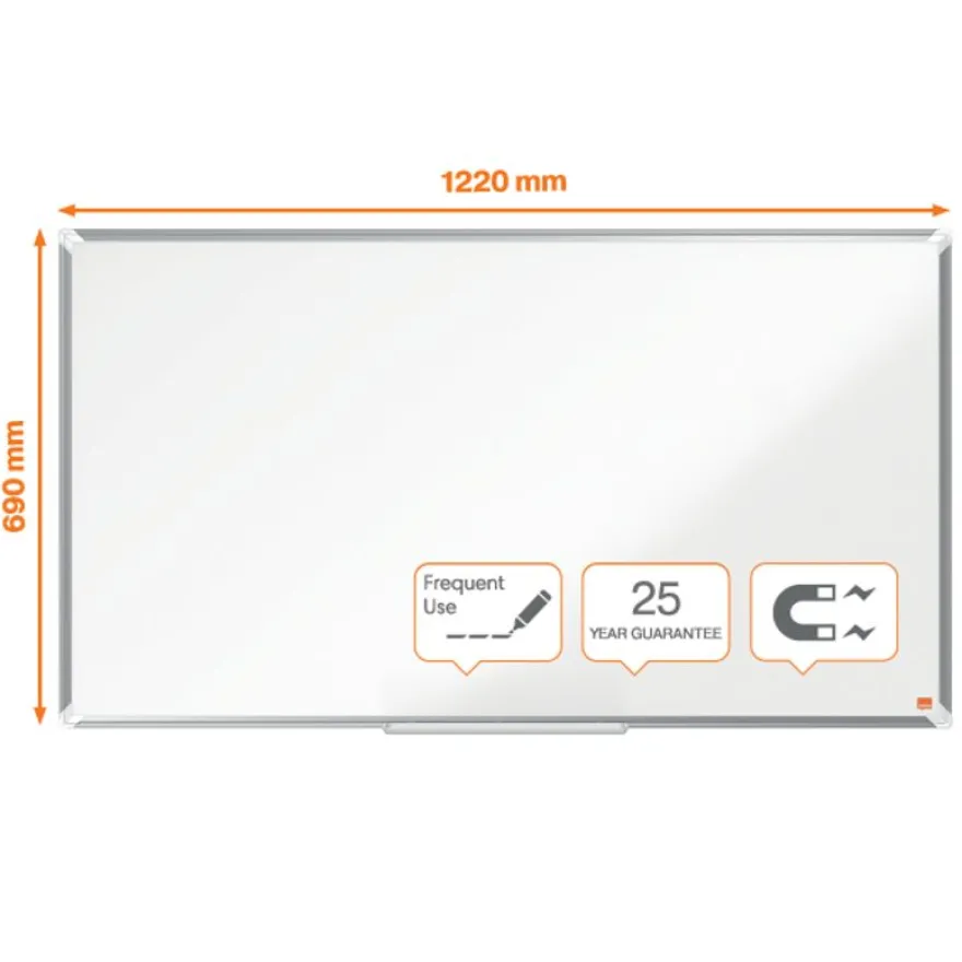 Nobo Premium Plus Widescreen - Tableau blanc émaillé - magnétique - 122 x 69 cm