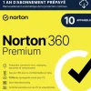 Norton Lefelock 360 premium 75Go de sauvegarde sécurisée sur le Cloud - Code d'activation envoyé par email valable pour 10 appareils pendant 1 an