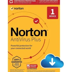 Norton Lefelock antivirus plus 2Go de sauvegarde sécurisée sur le Cloud - Code d'activation envoyé par email valable pour 1 appareil pendant 1 an