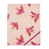 Notebook big BLUE ART EDITIONS "Bird" "Summer Breeze" Sandrine Djellil