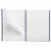 Notebook Emotions, Couverture rigide, A4, lignes horizontales 7 mm, 80 feuilles de 1 couleur, Miquelrius, Marine.