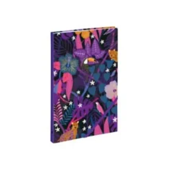 Notebook Memory BLUE ART "Nocturne tropicale" - CLEMZILLU - TROPIQUE FANTASTIQUE 13,9*21cm