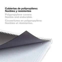 Notebook The Original, Couverture souple, A5, quadrillage 5x5 mm, 80 feuilles de 1 couleur, Miquelrius, Vert.