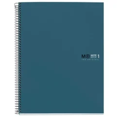 Notebook The Original, Couverture rigide, A5, lignes horizontales, 80 feuilles de 1 couleur, Miquelrius, Océan.