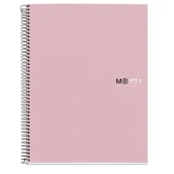 Notebook The Original, Couverture rigide, A5, lignes horizontales, 80 feuilles de 1 couleur, Miquelrius, Sable.
