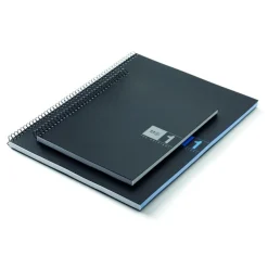 Notebook The Original, Couverture souple, A5, quadrillage 5x5 mm, 80 feuilles de 1 couleur, Miquelrius, Gris.