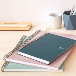 Notebook The Original, Couverture rigide, A5, quadrillage 5x5 mm, 80 feuilles de 1 couleur, Miquelrius, Sable.
