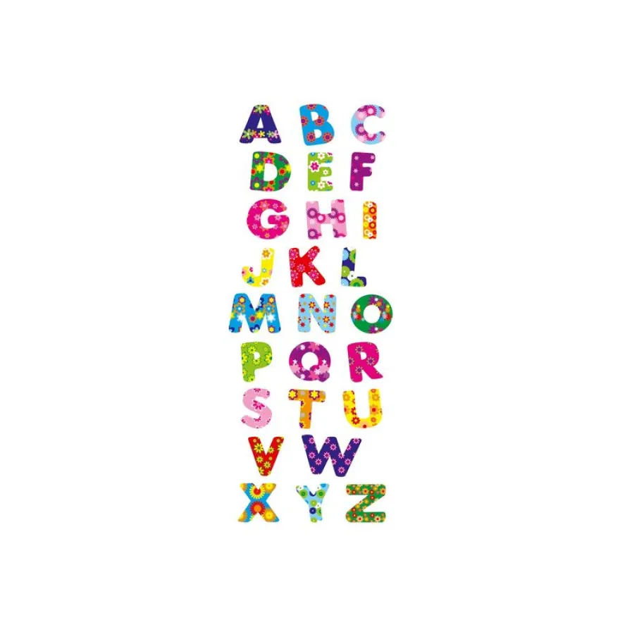 Oberthur - 78 Gomettes - alphabet