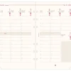 Oberthur - Recharge pour organiseur - 1 semaine sur 2 pages à la verticale - 9,5 x 19,5 cm