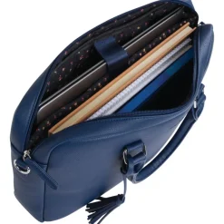Oberthur - sacoche ordinateur 15,6'' - bleu sofia