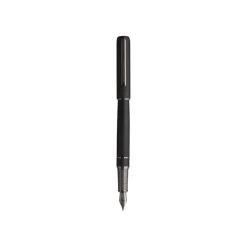 Oberthur Athènes - Stylo plume - noir/gun