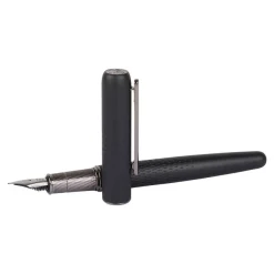 Oberthur Athènes - Stylo plume - noir/gun