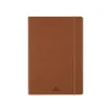 Oberthur Balthazar - Carnet de notes souple - A5 - uni - 200 pages - cognac