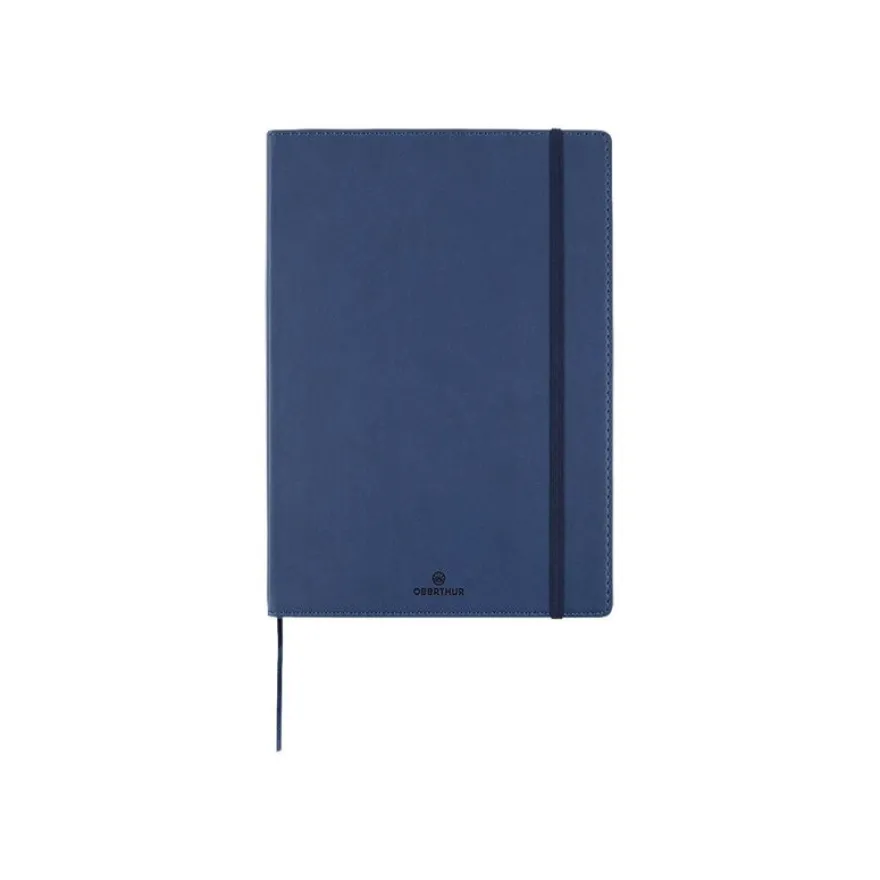 Oberthur Balthazar - Carnet de notes souple A5 - ligné - 200 pages - bleu