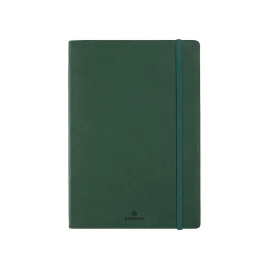 Oberthur Balthazar - Carnet de notes souple - A5 - ligné - 200 pages - vert