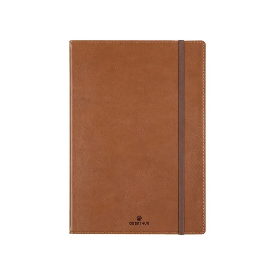 Oberthur Balthazar - Carnet souple A5 - cognac