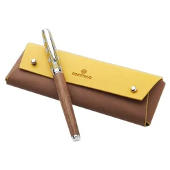 Oberthur Bamako - Stylo plume jaune / bleu