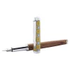 Oberthur Bamako - Stylo plume jaune / bleu