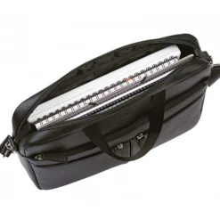 Oberthur Bradford - Sacoche pour ordinateur portable 15,6" - 2 compartiments - noir