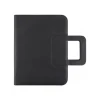 Oberthur Calgary - Conférencier avec fermeture éclair A4 - poignées aimantées - noir