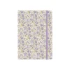 Oberthur Caracas - Cahier de notes - A5 (148 x 210 mm) - 100 feuilles / 200 pages - papier ivoire - doublé - purple flowers