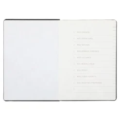 Oberthur Carmen - Carnet de notes souple A5 - ligné - 200 pages - bleu canard