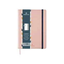Oberthur Carmen - Carnet de notes souple ligné - A6 - 160 pages - blush