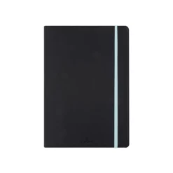 Oberthur Carmen - Carnet de notes souple - A5 - ligné - 200 pages - noir