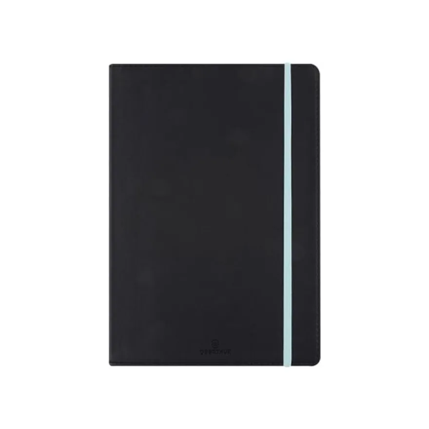 Oberthur Carmen - Carnet de notes souple - A5 - ligné - 200 pages - noir