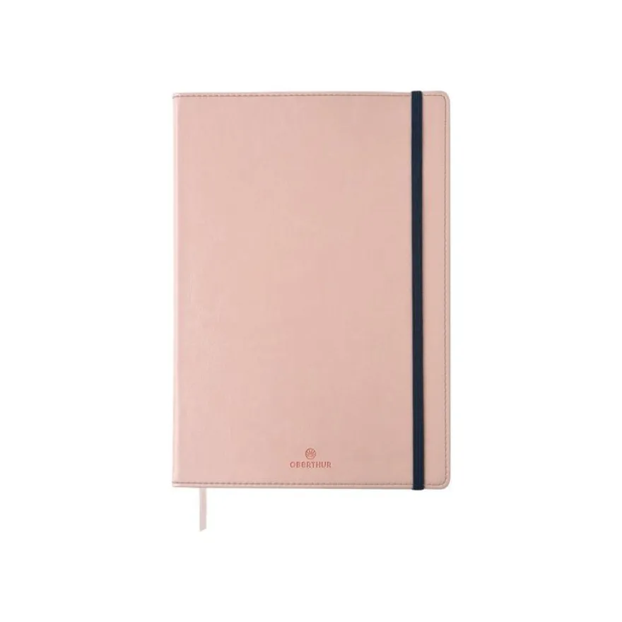 Oberthur Carmen - Carnet de notes souple A5 - uni - rose poudré