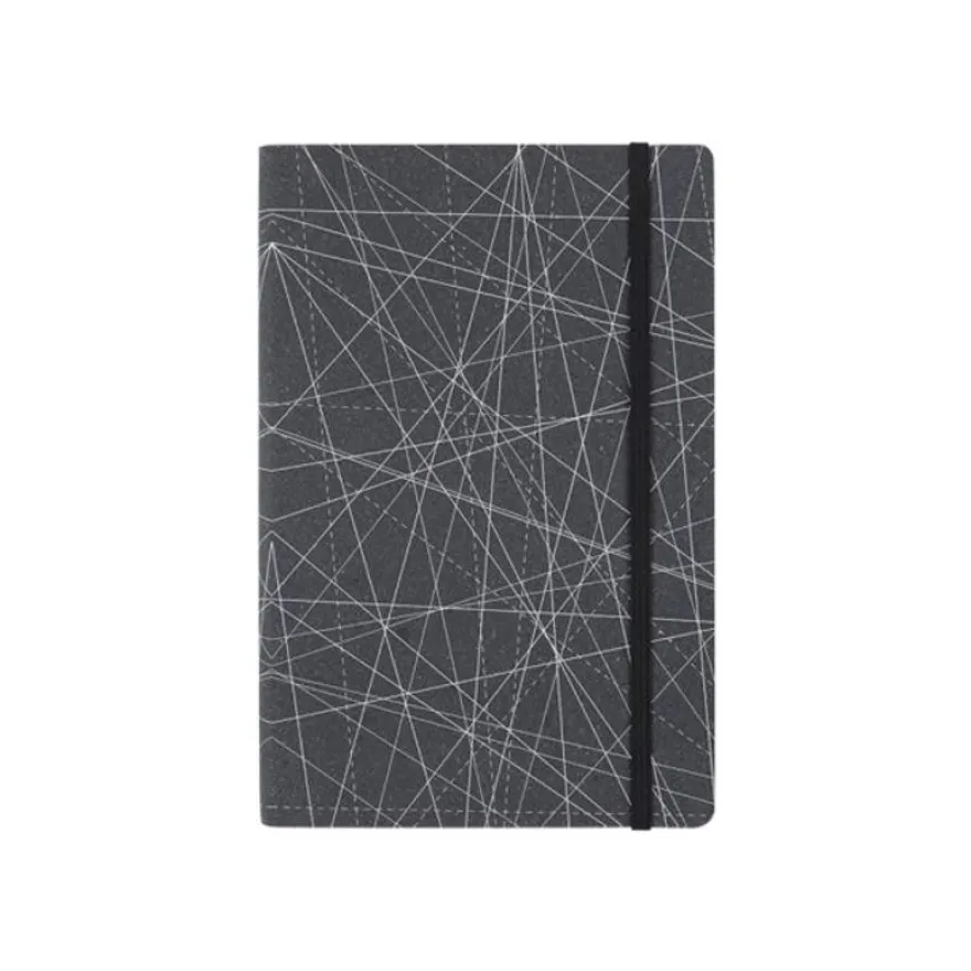 Oberthur Grid Recycle - Carnet de notes A5 - ligné - 200 pages - graphique