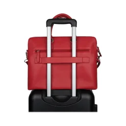 Oberthur Jakarta - Sacoche slim pour ordinateur portable 15,6" - rouge