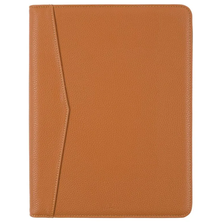 Oberthur Lady Bradford - Conférencier A4 zippé - camel