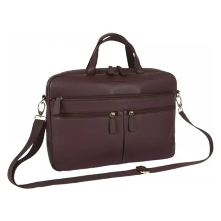 Oberthur Lady Bradford - Sacoche pour ordinateur portable 15,6" - bordeaux