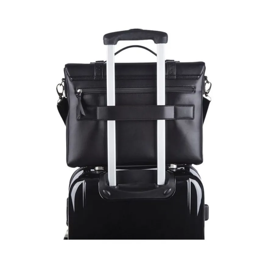Oberthur Locmaria - Cartable pour ordinateur portable 15,6" - noir