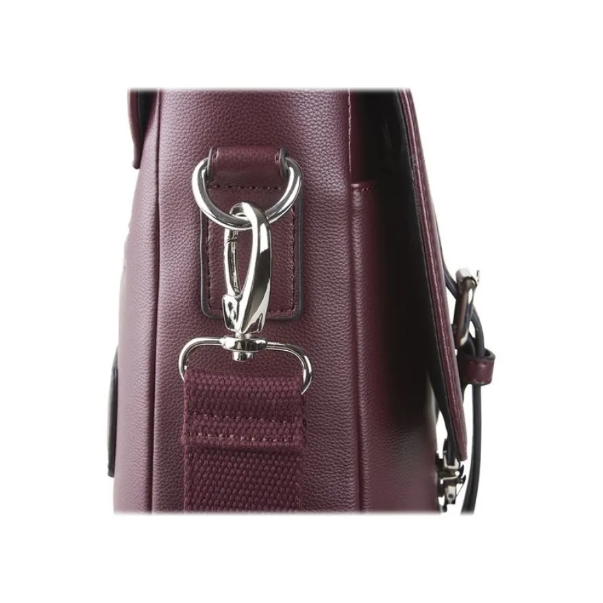 Oberthur Locmaria - Cartable pour ordinateur portable 15,6" - prune
