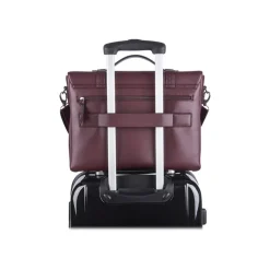 Oberthur Locmaria - Cartable pour ordinateur portable 15,6" - prune