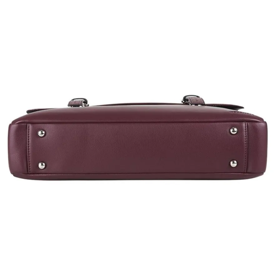 Oberthur Locmaria - Cartable pour ordinateur portable 15,6" - prune