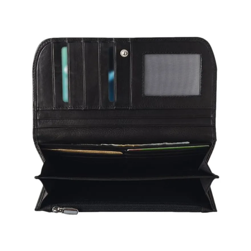 Oberthur London - Portefeuille compagnon noir