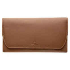 Oberthur London - Portefeuille compagnon cuir camel