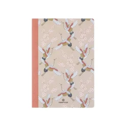 Oberthur Malaga - Cahier de notes - A5 (148 x 210 mm) - 100 feuilles / 200 pages - papier ivoire - doublé