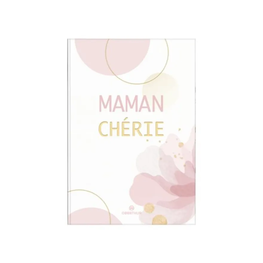 Oberthur Mots doux - Carnet de notes souple - A5 - ligné - 200 pages - maman chérie