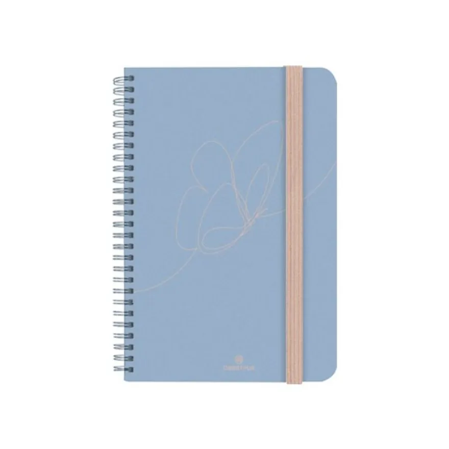Oberthur Murcia - Carnet de notes rigide - B6 - ligné - 160 pages - papillon
