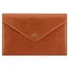 Oberthur Naples - Cahier de notes - A6 (105 x 148 mm) - 72 feuilles / 144 pages - doublé (6,5 mm) - cognac - polyuréthane (PU)
