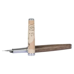 Oberthur Olympe - Stylo plume - noyer